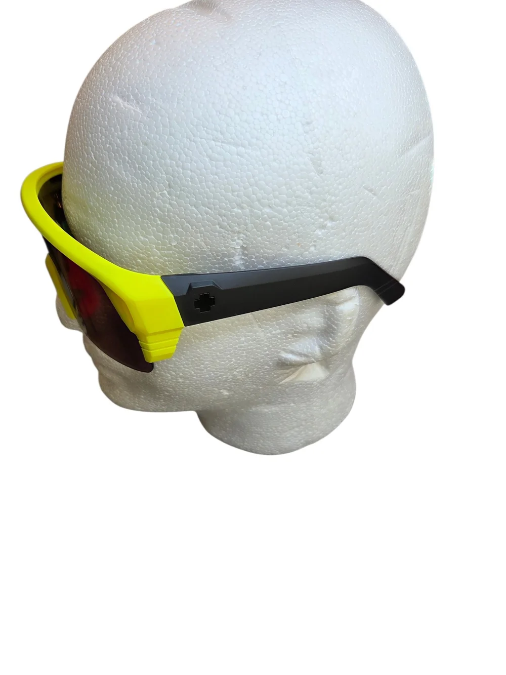 Spy Optics Monolith 5050 MT Neon Yellow Sunglasses with Purple Lens